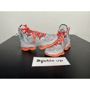 Nike Lebron 19 Fast Food Orange Gray Grey Men Size 9 Women 10.5 Rare